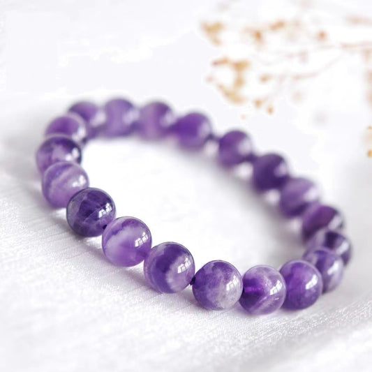 natural amethyst bracelet