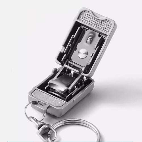 Full metal suitcase shape portable nail clippers