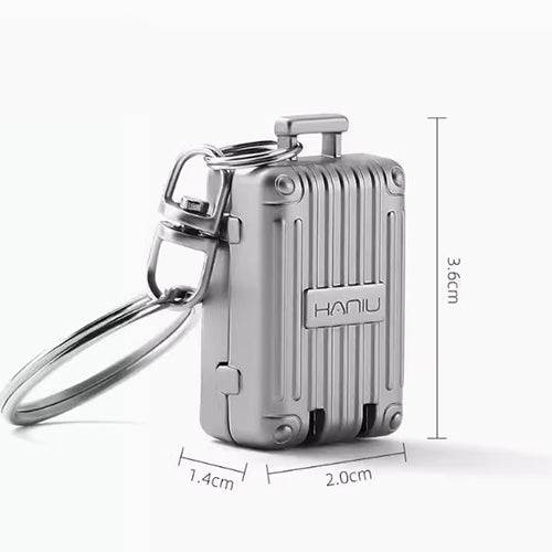 Full metal suitcase shape portable nail clippers