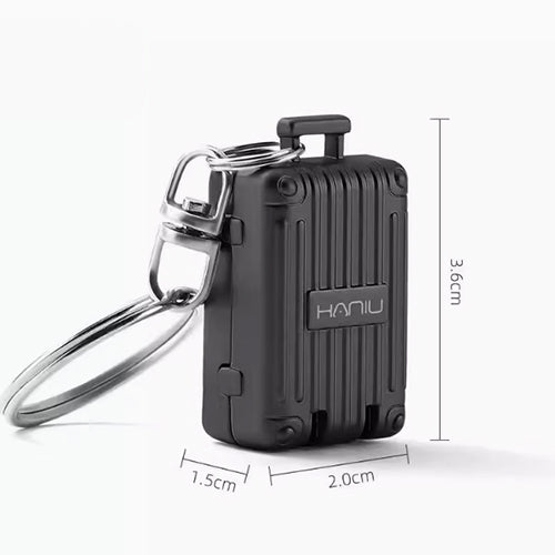 Full metal suitcase shape portable nail clippers